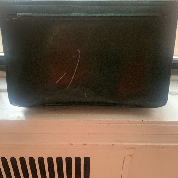 Hunter Green Leather Briefcase - Picture 2 of 2